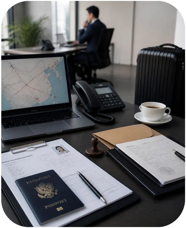 HR визы офисы и деловые поездки в Китай для бизнеса